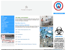 Tablet Screenshot of mittalhospital.com